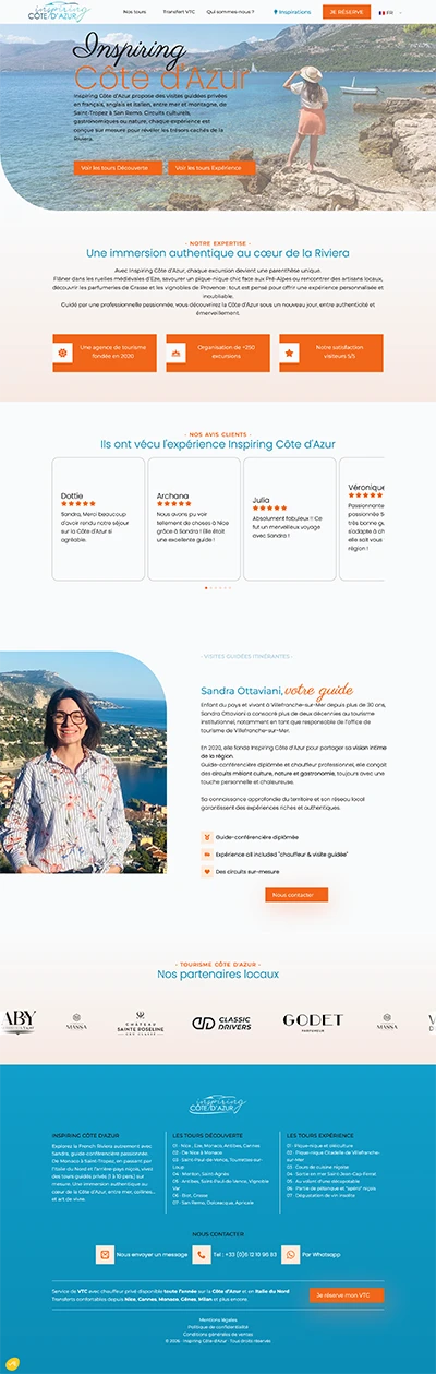 Présentation sur le site Inspiring Côte d'Azur