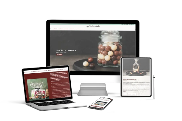 Mockup site Chocolatier Sablais