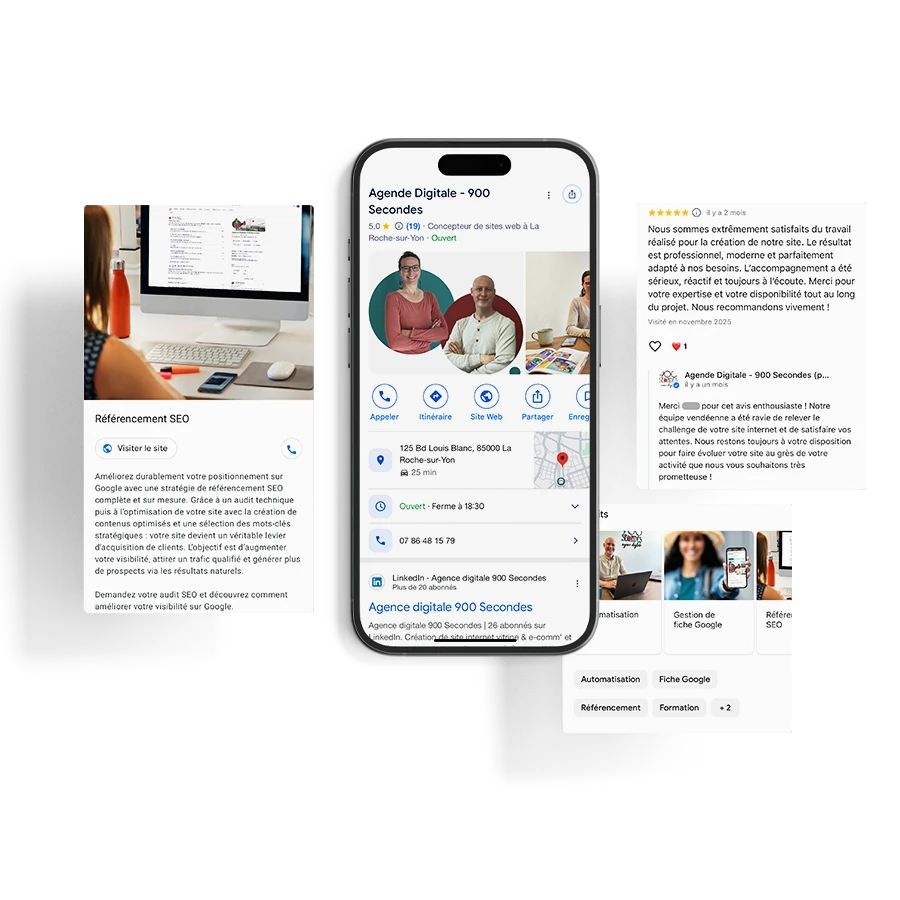 Google business profil de 900 secondes