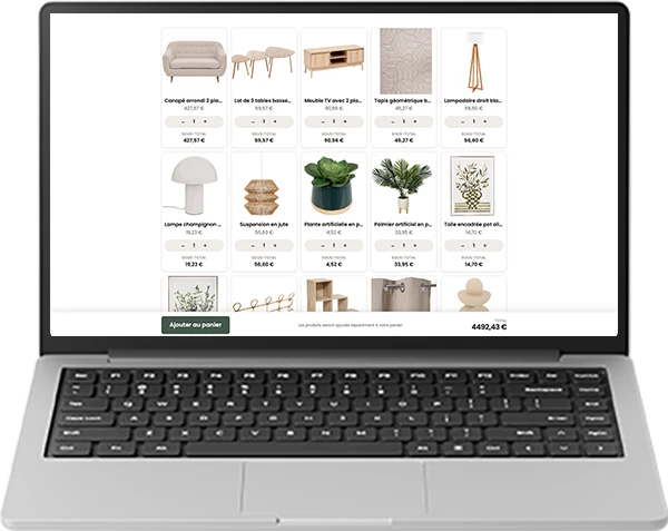 Ostal Mobilier, site e-commerce