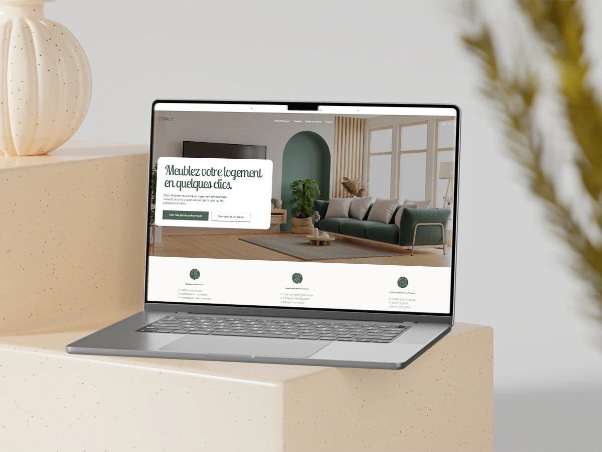 Site e-commerce sur la vente de meubles